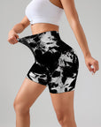 VibeLift Tie Dye Yoga Shorts