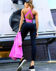 SculptFlex Backless Bliss: All-in-One Workout Ensemble