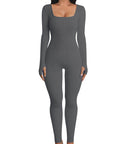 ChicCurve LongSculpt Jumpsuit: Winter Radiance Edition